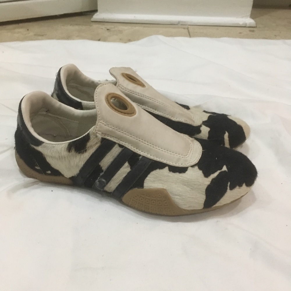 Cow hide adidas sneakers